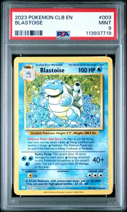 Blastoise Classic Collection CLB 003/034 Holo PSA 9 MINT Pokemon TCG - Image 1