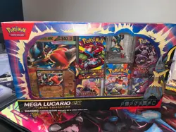 Pokemon TCG Mega Lucario Ex Premium Figure Collection - Brand New And Sealed! - Image 3