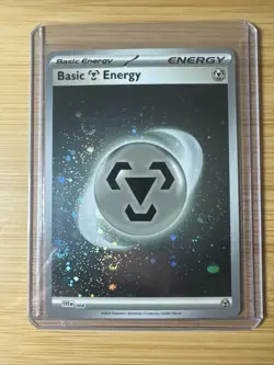 Basic Metal Energy SVE 008 Pokemon 151 Scarlet & Violet Cosmos Holo 3 SWIRLS NM - Image 1