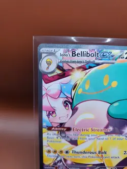 Pokemon TCG Iono's Bellibolt ex SIR 183/159 Sv09: Journey Together Fresh! - Image 2