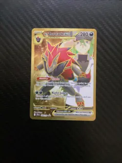 Pokemon TCG Journey Together Gold N's Zoroark EX Holo Ultra Rare 189/159 NM - Image 1