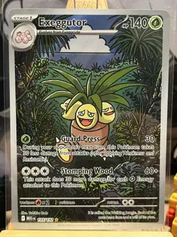 Pokemon TCG Exeggutor 135/132 Mega Evolution! Illustration Rare! NM/M! - Image 2