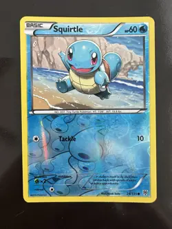 POKEMON 2012 SQUIRTLE 24/135 PLASMA STORM - REVERSE HOLO NM - Image 1