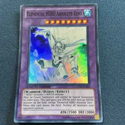 Yu-Gi-Oh! Elemental HERO Absolute Zero GENF-ENSE1 Super Rare NM - Image 2