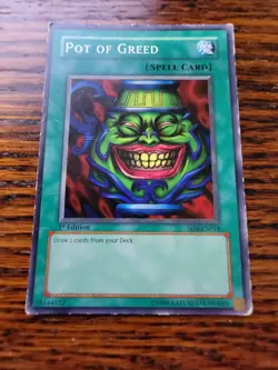 Yu-gi-oh! Pot of Greed - SD4-EN018 - Common - 1st Edition PL - Image 1