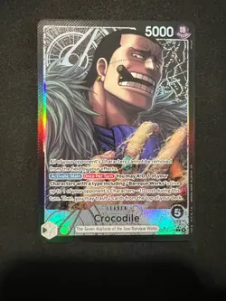 One Piece TCG Crocodile Alt Art Leader OP14-079 The Azure Sea’s Seven English - Image 1