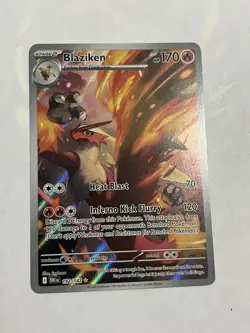 Blaziken 192/182 Destined Rivals Full Art Pokemon TCG Card - NM - Image 1