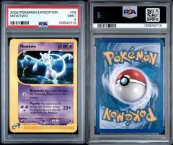 PSA 9 MINT Mewtwo 56/165 Expedition 2002 Pokemon Card - Image 3