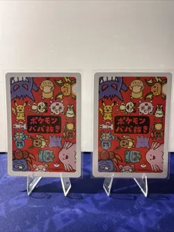 Old Maid Japanese Pokemon Center Red Back 2019 Promo Playing Card - Meowth NM - Image 2