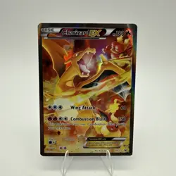 Pokemon TCG Charizard-EX XY121 Holo Promo Card LP - Image 1