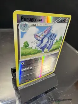 Purugly 36/130 Reverse Holo Pokemon Diamond and Pearl Card - NP-LP - Image 2