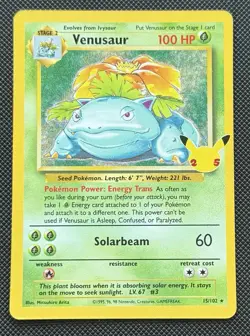 Venusaur 15/102 Celebrations: Classic Collection - Pokemon Card - NM - Image 1