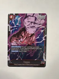 Toppo FB03-016 Dragon Ball Super Card Game Fusion World RAGING ROAR English NM - Image 1