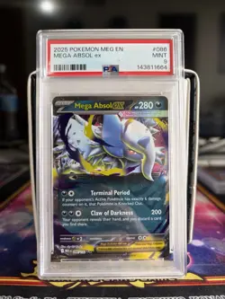 PSA 9 MEGA ABSOL EX HOLO 086/132 MEGA EVOLUTIONS POKEMON CARD - Image 1