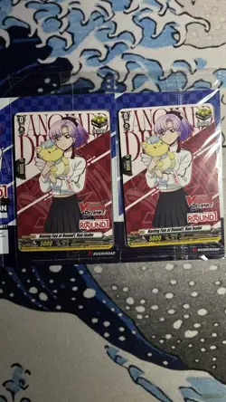 Vanguard x Round 1 Cardfight x2 Nao Inabe Promo Cards - Image 2