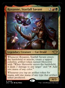 Roxanne, Starfall Savant LP Light Play Outlaws of Thunder Junction MTG [12433] - Image 1