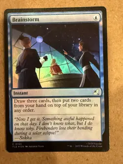 MTG FOIL Brainstorm - Avatar: The Last Airbender Eternal #155 NM - Image 1