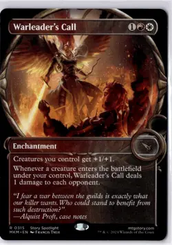 Warleader's Call (Showcase) Murders at Karlov Manor Regular NM R 0315 - Image 1