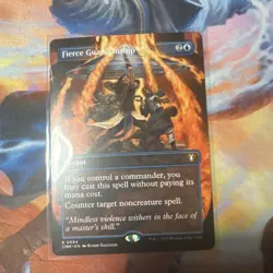 Magic MTG Fierce Guardianship (Borderless) Commander Masters Rare Regular - Image 1