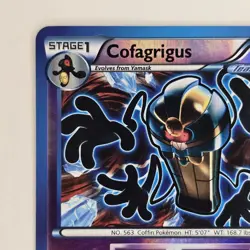 Cofagrigus 57/116 Reverse Holo Rare BW Plasma Freeze LP Team Plasma Pokemon - Image 2