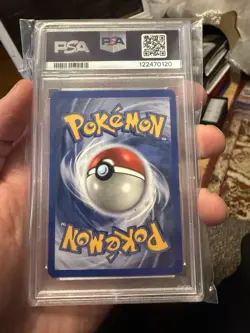 Pokemon 1x Hitmonlee - Legendary Collection Reverse Holo - #13 - PSA 7 - Image 2