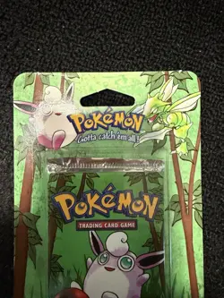 1999 WOTC Pokemon Jungle Booster Sealed Blister Pack Wigglytuff NEW Mint - Image 4
