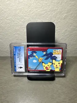 2000 Murkrow Pichu Pikachu Movie27 Bandai Japanese Pokemon Carddass Anime CGC 9 - Image 2