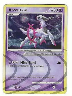 Arceus AR7 Arceus Pokemon Card Holo Rare - Image 1