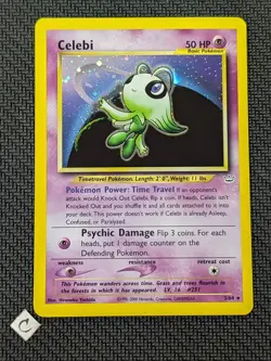 Celebi 3/64 - Neo Revelation Unlimited Holo Rare Pokemon TCG NM - Image 1