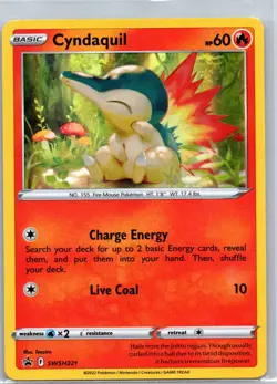 Pokemon Cyndaquil - (Cosmos Holo) ✨ Holofoil Promo SWSH: Sword & Shield Promo C - Image 1