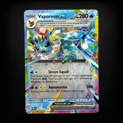 Pokemon TCG SV: Prismatic Evolutions Vaporeon ex #023/131 Ultra Rare NM - Image 1