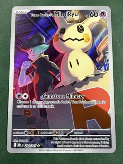 Team Rocket's Mimikyu 238/217 (Illustration Rare) Ascended Heroes NM Pokemon TCG - Image 1