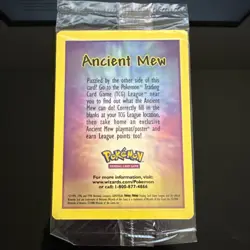 Pokemon Factory Sealed Ancient Mew - Mint 1999-2000 Holo Promo- READ DESCRIPTION - Image 1