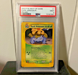 2003 Pokemon ~ Best of Game Promo ~ Dark Venusaur #7 ~ PSA 9 MINT - Image 1