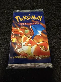 1999 Pokemon Base Set Pack CHARIZARD ART! Factory Sealed HEAVYUU 20.79gr Get It! - Image 2