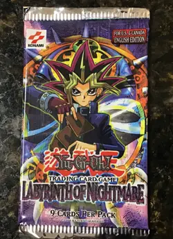 Yu-Gi-Oh! Labyrinth of Nightmare Sealed Booster Pack English Edition TCG - Image 1
