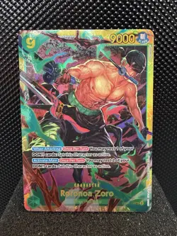 One Piece Roronoa Zoro OP06-118 SEC - TCG - English NM - Image 1