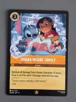 Disney Lorcana TCG Ohana Means Family 32/204 Winterspell - Image 1