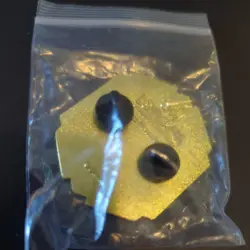 *NEW* Disney Lorcana Pin Organized Play Item Reign of Jafar Amethyst Ink Logo - Image 2