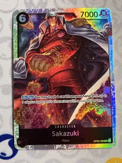 Sakazuki - OP02-099 - SR Foil (NM) - One Piece Card Game TCG English - Image 1