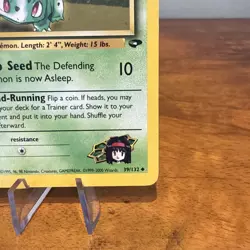 Erika's Bulbasaur 39/132 Gym Challenge Uncommon Pokemon Card TCG Vintage WOTC LP - Image 4