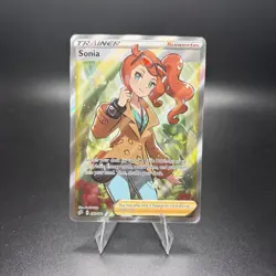 Sonia (Full Art) 192/192 Swsh02: Rebel Clash Holo Pokemon Card Trainer Near Mint - Image 1