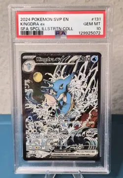 Pokemon TCG Scarlet and Violet Kingdra EX 131 Promo Card PSA 10 - Image 1