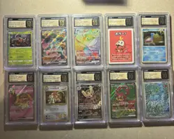 LOTS OF 10 — CGC PRISTINE POKEMON BULK SLABS CARD COLLECTION — 6 TOTAL LOTS - Image 3