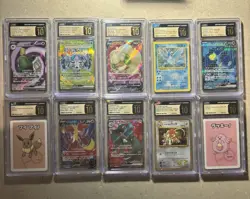 LOTS OF 10 — CGC PRISTINE POKEMON BULK SLABS CARD COLLECTION — 6 TOTAL LOTS - Image 4