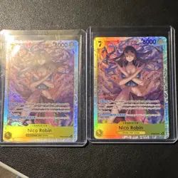 Nico Robin EB03-055 SR Foil English One Piece TCG Card Near Mint - Image 1