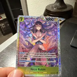 Nico Robin EB03-055 SR Foil English One Piece TCG Card Near Mint - Image 2