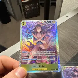 Nico Robin EB03-055 SR Foil English One Piece TCG Card Near Mint - Image 4