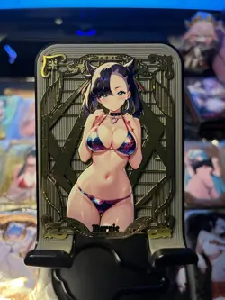 Goddess Story Metal Card Serialized Anime Waifu Marnie Pokemon - Image 1
