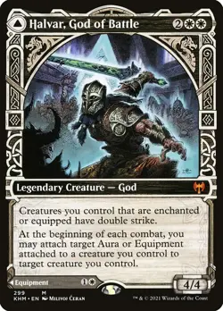Halvar, God of Battle (Showcase) Kaldheim Regular - Image 1